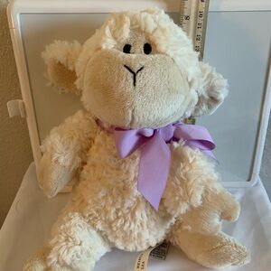 Ganz plush lamb   Soft. White. Cuddly.